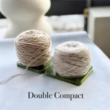 Tragbarer Garnhalter für Häkeln und Stricken, Reise-Garnspendermit Stauraum, Verwicklungsfreier Garnballhalter