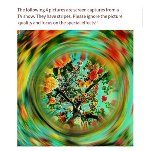 150mm Handheld Swirl Motion Blur/Refraction Replication Effect Prism Filter Lens Accessories for All- Lengths 2