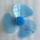 Diverse Application Sturdy  12 Inch Plastic Fan Blade Featuring 6