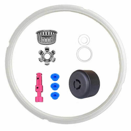 Replacement Parts for Instant Pot Pro/Pro , Duo Evo  6 QT, Steam Release Handle, Sealing Ring, Float Valve 1