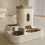 Automatic Dual Bowl Pet Feeder and Water Dispenser Gray 5