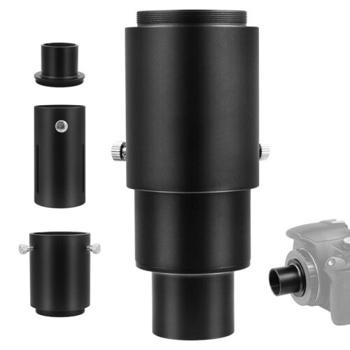 1.25" Telescope T Thread Camera Adapter for Prime Focus and Variable Eyepiece Projection Photography 2