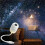USB Projector Lamp with Clear Image Adjustable Brightness Touch Control 2-in-1 Night Light and Star Projector 3