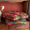 Bohemian Patchwork Square Chair Cushion Cotton Linen 4