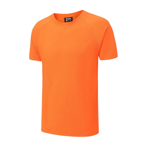LONSDALE (L, Orange) Lonsdale Mens Plain T-Shirt 2