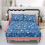 King Sheet Set Polyester Soft Cooling Blue Star Pink Heart 2