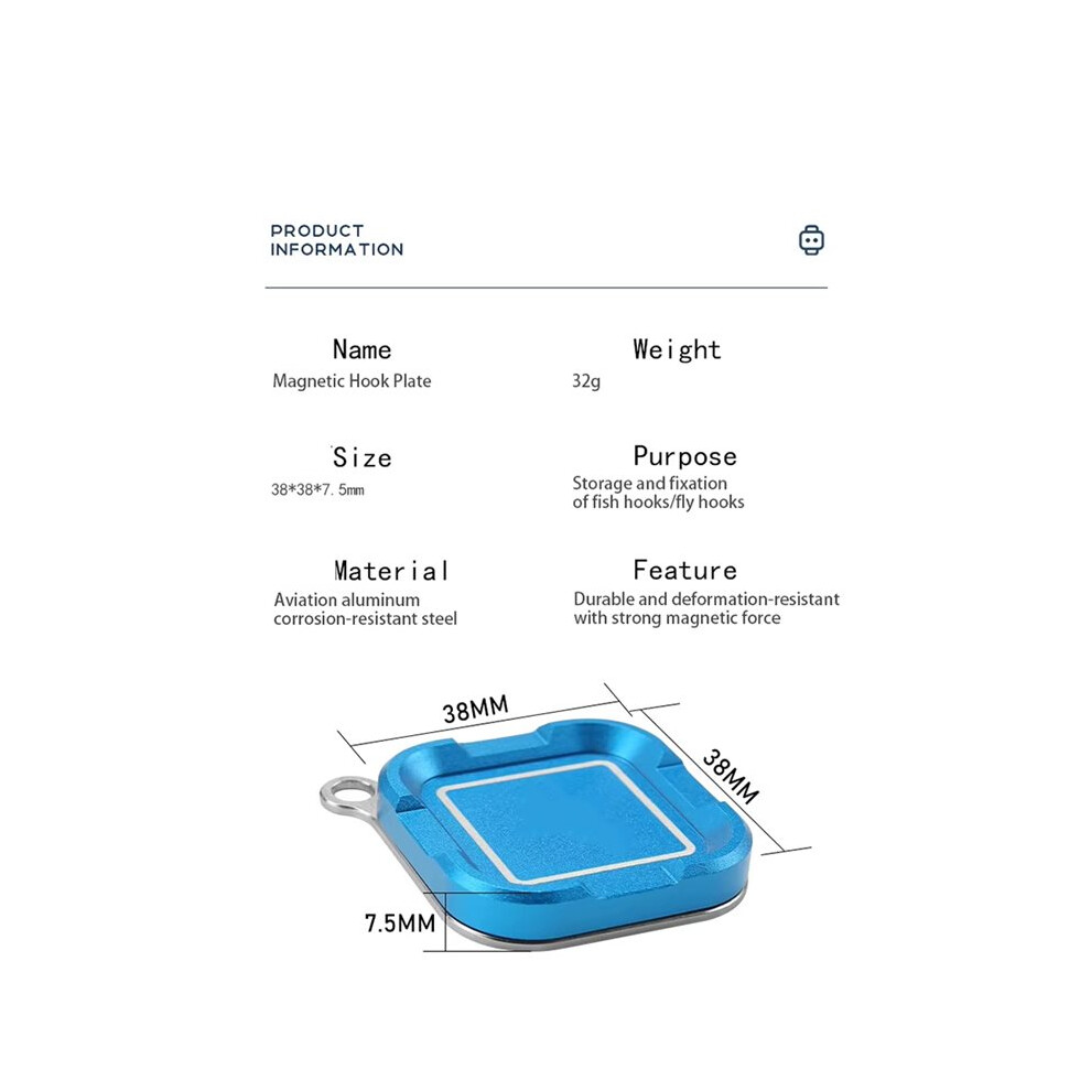 Support de Rangement Magnétique Étanche pour Hameçons Souples et ...