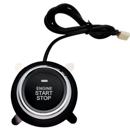 Car Burglar Alarm System Engine Start Vibration Detection One Button Ignition Flameout Central Control Lock 2