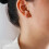 Sterling Silver Half Hoop Earrings for Women 3