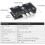 2pack TW100U 100W Mono Amplifier Board,TPA3116D2 Digital Power Amp Module,Support TWS-Wireless ,AUX/ 5.3 Input 6