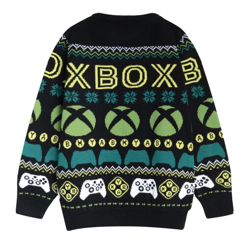 Xbox (7-8 Years, Multicoloured) Xbox Boys Logo Christmas Jumper 1