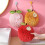 (Pink) Cute Chenille Hand Towel Ball With Hanging Loop, Soft Microfiber Washcloth, Kitchen Decor 4