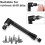 17 Flexible Drill Bit Extension Set:105 Right Angle Drill Attachment,Drill Bit Holder,Screwdriver Bits 90 Angled Bits 5