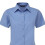Premier (18, Mid Blue) Premier Short Sleeve Poplin Blouse / Plain Work Shirt 4