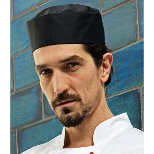 Premier (S, Black) Premier Turn-Up Chefs Hat 1