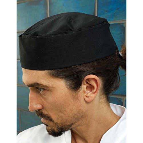 Premier (S, Black) Premier Turn-Up Chefs Hat 2
