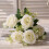PU Artificial Flowers for Outdoor Wedding Decor Bouquet 3