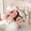 PU Artificial Flowers for Outdoor Wedding Decor Bouquet 5