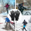 Bomaze USB Heated Gloves Windproof Waterproof Touchscreen 6
