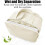 Toiletry Bag Waterproof Large Capacity 4-in-1 Puffy 4