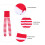 Striped Tights for Women Polyester Stretchy 1 Pair 5