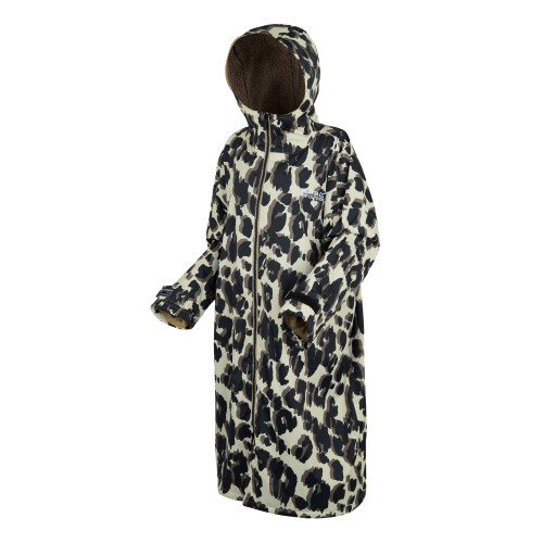Regatta (L-XL, Multicoloured) Regatta Unisex Adult Leopard Print Changing Robe 2
