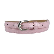 CTM Women's 1/2 Inch Skinny Dress Belt Patent Faux Leather