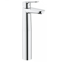 Grohe BauEdge Tall Basin Mixer Tap - Chrome 23761000