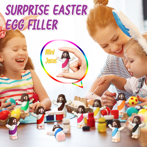 Mini Jesus Figurines Purple 60 Pcs 2