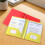 Clip Pocket Folder with Business Card Holder Letter Size 2