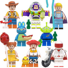Toy Story Building Blocks Bricks Toy Buzz Lightyear Woody Education Diy Gift
