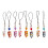 Heart Pendant Phone Chain Resin Keychain 6