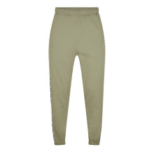 (XL R, Khaki Green) Lacoste Mens Side Stripe Slim Sweatpants