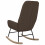 VidaXL vidaXL Schaukelstuhl Taupe Stoff 5