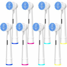 (8pcs) Kompatibilné s elektrickými zubnými kefkami Braun Oral-B, vhodné na čistenie medzizubných priestorov a zubných mostíkov.