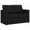VidaXL vidaXL Folding Sofa Bed Black 112 x 60 x 55 cm Fabric 5