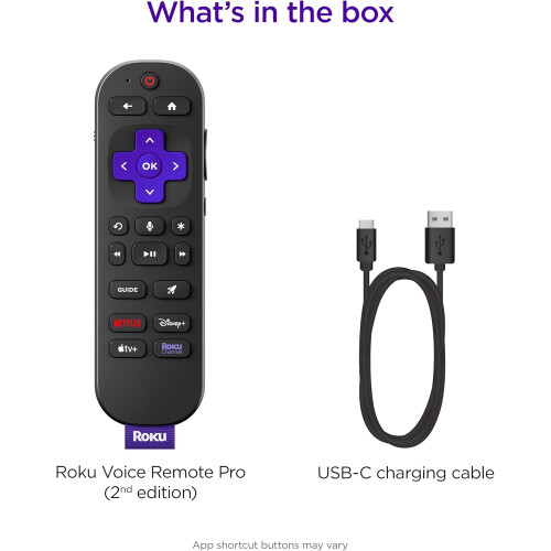 Roku Roku Voice Remote Pro 2nd Edition Black 1