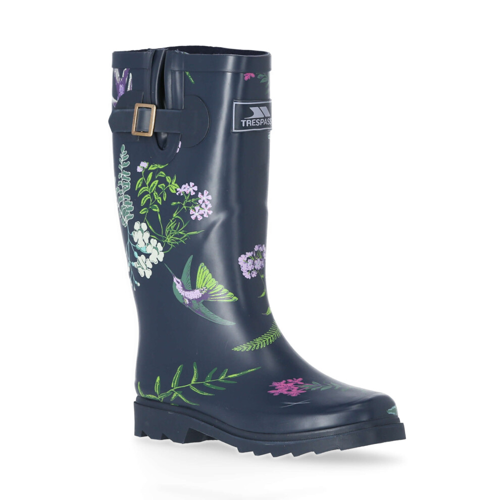 Trespass (8, Humming Bird Print) Womens Wellington Boots - Elena - Image 3