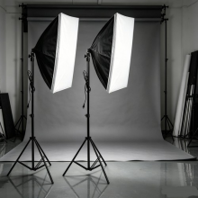 Photography Studio 135W Softbox Continuous Lighting Stand Kit Photo Video UK