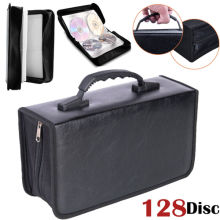 128 Disc DVD CD Storage Case Album Folder Sleeves Wallet Carry Bag Organizer New