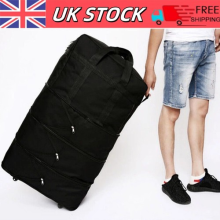 Large 42" Suitcase Travel Luggage 5 Wheel Trolley Case Holdall Duffel Cargo Bag