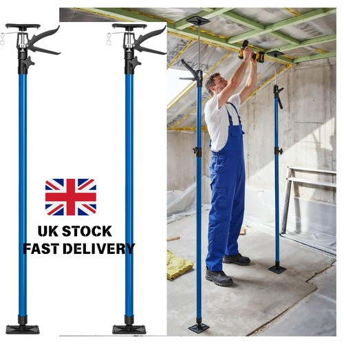 2X Builder Support Props 115-290cm, Adjustable Drywall Ceiling Support UK