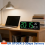 LED Wall Clock Digital Desk Clock with Calendar Temperature Large Home Clock 1