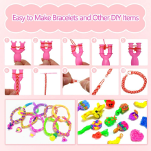 4800PCS 32 Color Loom Bands â“ DIY Bracelet Kit for Kids & Adults (40-Grid Board)