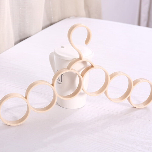 Plastic Scarf Tie Organizer with Large Hook 1 Pc 2