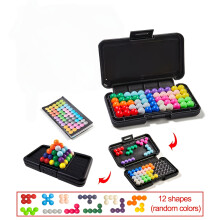 200 Levels 3D Pyramid Unlock Puzzle 2D/3D Logic Training Travel Desktop Brain Teaser Toy Holiday, Birthday Gift