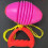 (Red) [Interactive Pull Ball] 1 Piece Interactive Pull Ball Toy For Kids | Two-player Stretchy Game For Boys And Girls 1