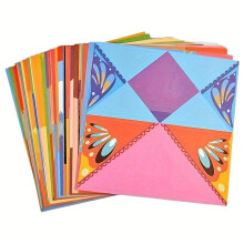 (54pcs) 54-sheet Origami Fun Kit With Instruction Book, DIY Arts And Crafts Projects, Beginner Training Craft