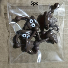 (F) Fun Christmas Gift: Slingshot Poop Launcher, A Wacky Poop-shooting Prank Toy, 6 Pieces