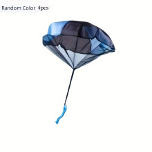 (4Pcs) 4pcs/2pcs Hand Throws A Parachute Toy Soldier Parachute Outdoor Toys 6.1Inch, Hallowmas And Christmas Gift (Random